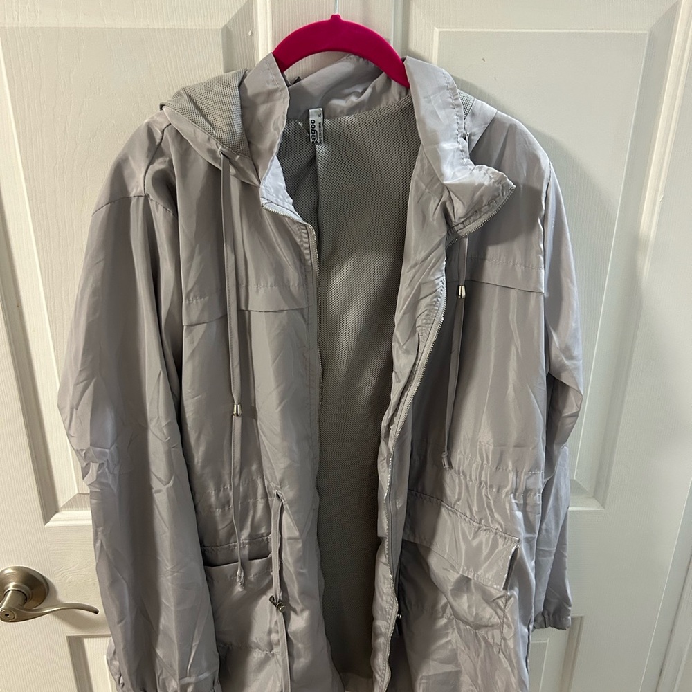 Zeagoo Silver Mesh Jacket